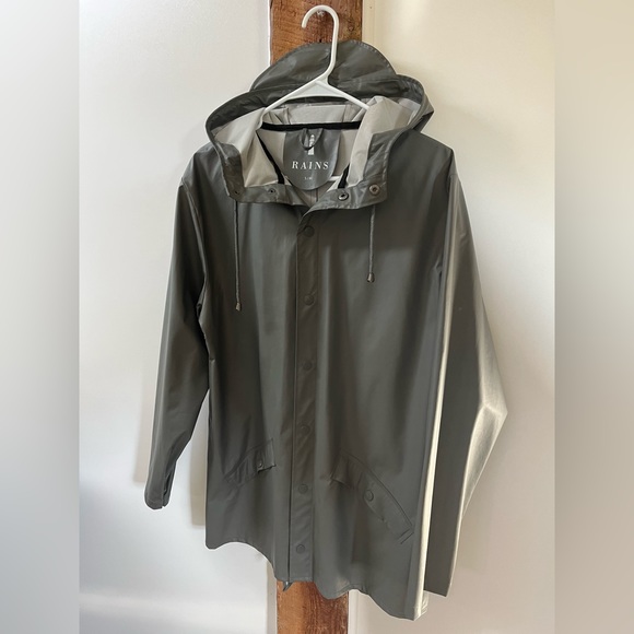 Unisex RAINS rain coat size s/m - Picture 3 of 8